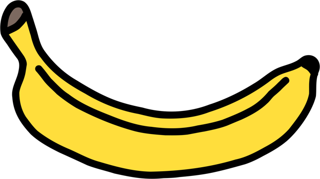 doodle freehand sketch drawing of banana fruit. png