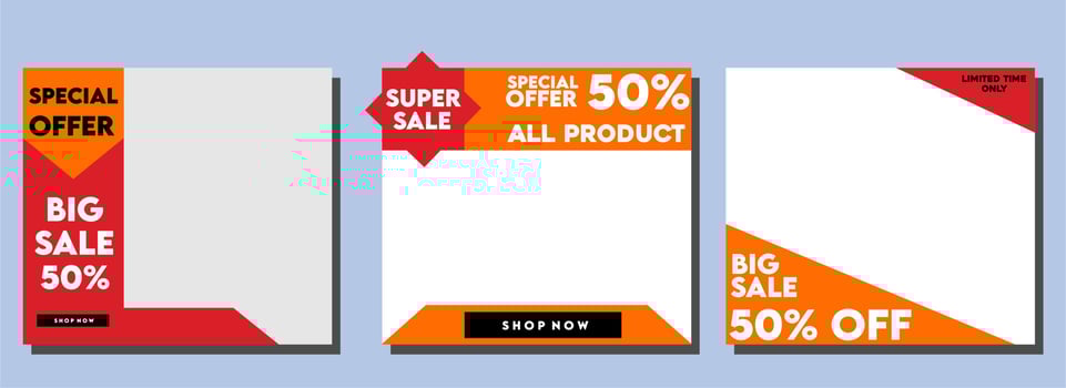 template discount promo big sale vector