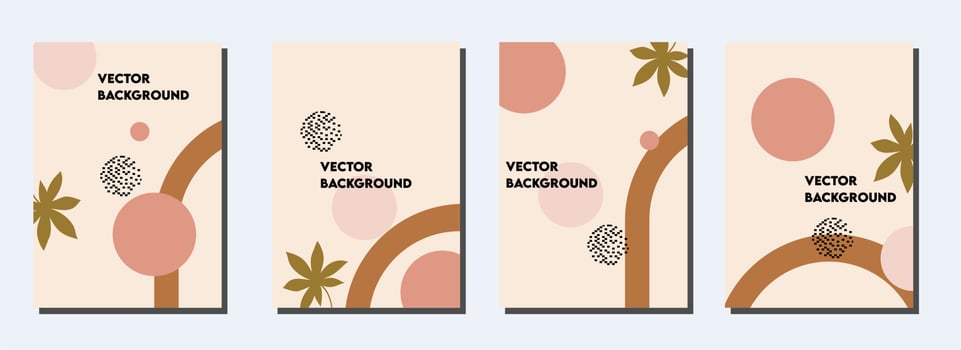 Modern abstract covers set, minimal covers design. Colorful geometric background, vector illustration.