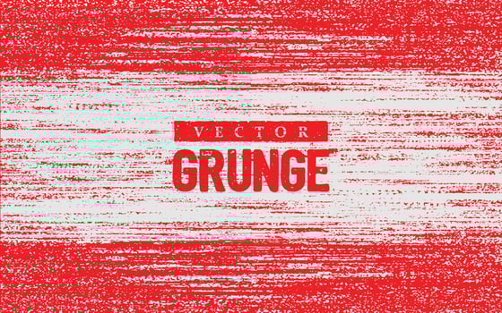 Distressed Grunge Background Colorful Scratched Template Texture and Elements for Design with Scratch and Red Color vector