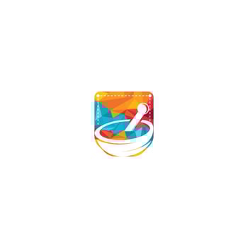 Pharmacy logo design. Pocket pharmacy concept. Logo for pharmacy app concept. vector