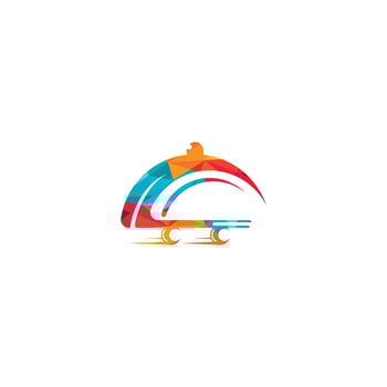 Food Delivery Catering Fast Food Vector Logo Design.