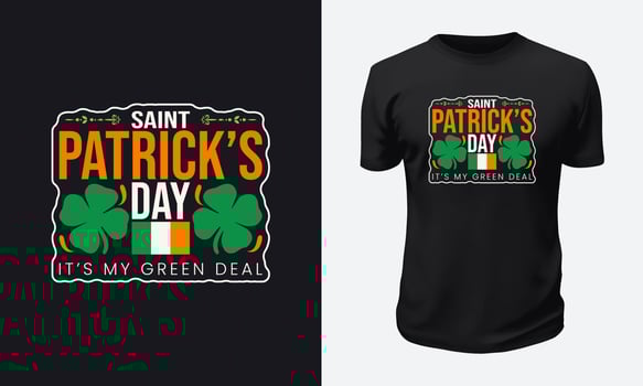 St. Patricks Day T shirt Design vector