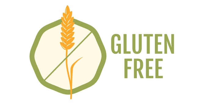 Vector illustration of wheat ear. Gluten free.