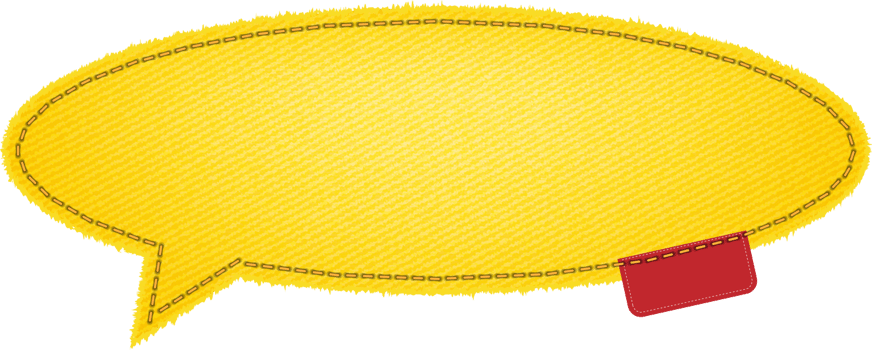 Jeans speech bubble  banner png
