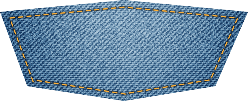 Blue Denim Jean TAG Label Texture Background png