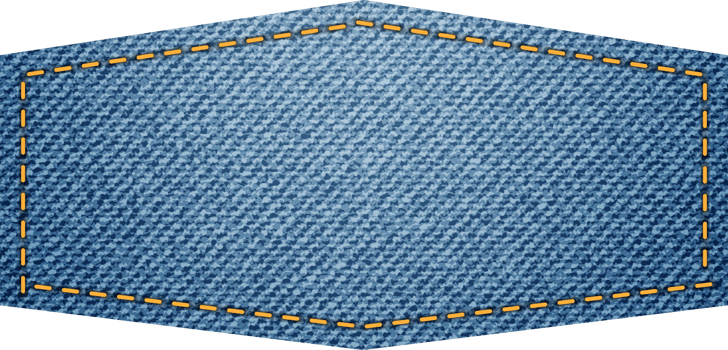 Blue Denim Jean TAG Label Texture Background png