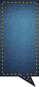 Jeans sign tag label design png