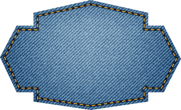 Blue Denim Jean TAG Label Texture Background png