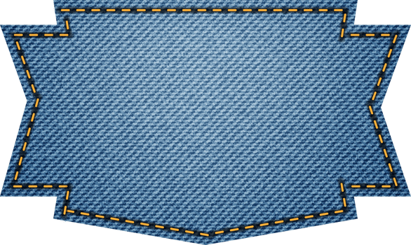 Blue Denim Jean TAG Label Texture Background png