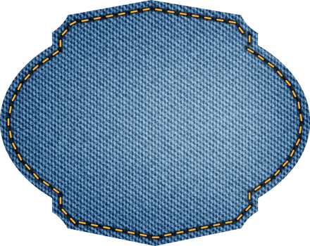 Blue Denim Jean TAG Label Texture Background png
