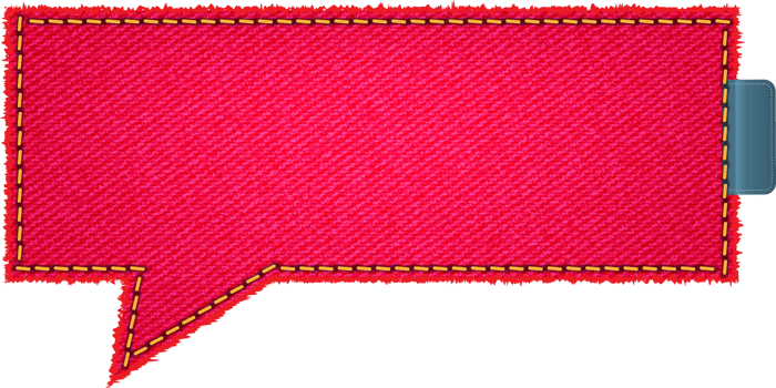 Jeans ribbon banner png