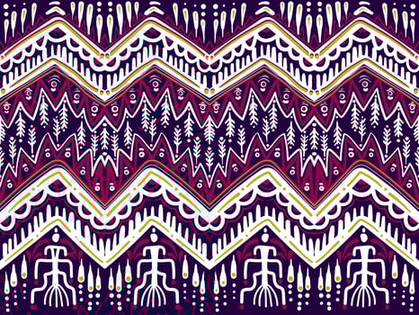 traditional oriental ethnic geometric pattern hand drawn for background carpet wallpaper clothes wrap vector illustration