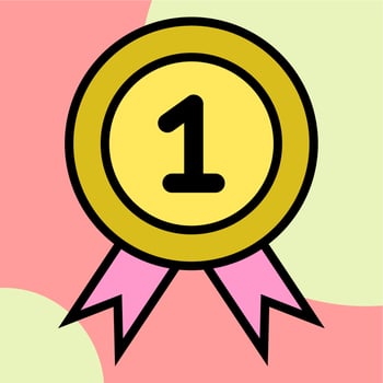 Illustration Vector Graphic of Award, badge, medal Icon