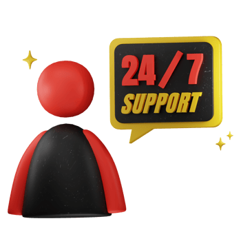 24 Hour Service 3d Illustration Isolated png