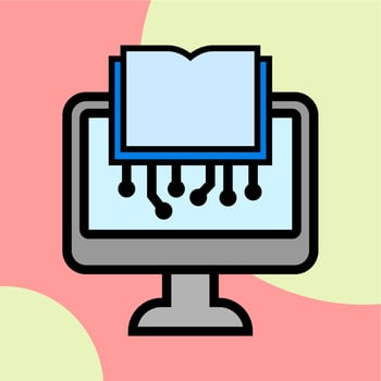 Illustration Vector Graphic of book, education, learning Icon