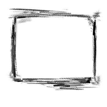 Frame drawn by hand in pencil. Grunge. Spots, strokes. png