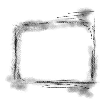 Frame drawn by hand in pencil. Grunge. Spots, strokes. png