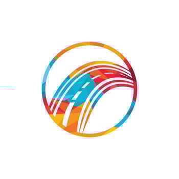 Creative road journey logo design. Road logo vector design template.