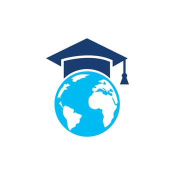 World education logo design. Modern education logo design inspiration. vector