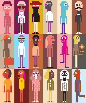 Group of People vector illustration