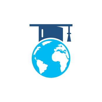 World education logo design. Modern education logo design inspiration. vector