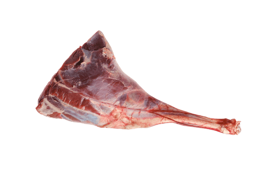 raw fresh young beef leg png