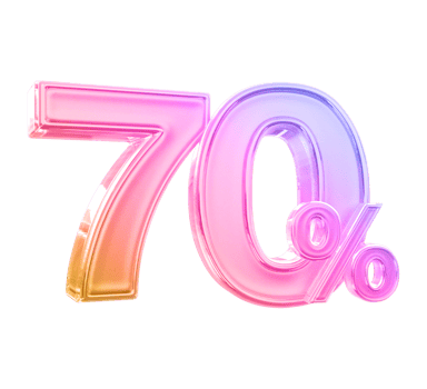 promotion 70 number percent png