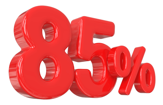 promotion 85 number percent png