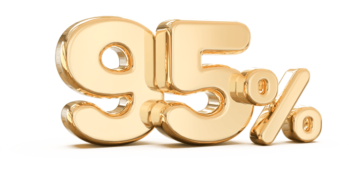 promotion 95 number percent png