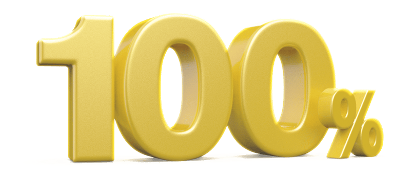 sale number 100 percent 3d png