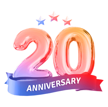 20 years anniversary number png