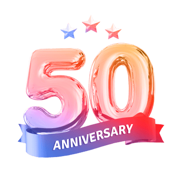 50 years anniversary number png