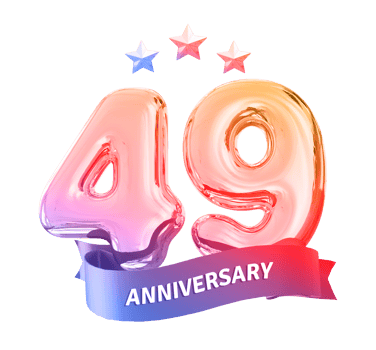 49 years anniversary number png