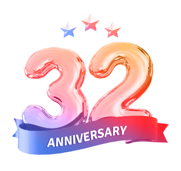32 years anniversary number png