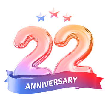 22 years anniversary number png