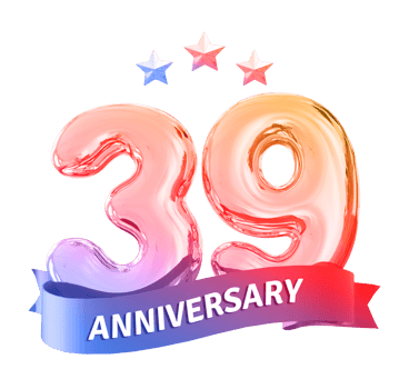 39 years anniversary number png