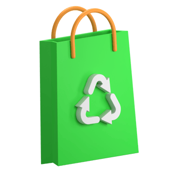 3d Trash Bag Isolated png