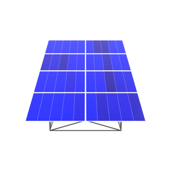 3D Render Solar Panel Front View png