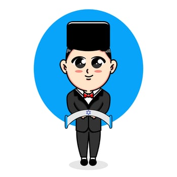 Character Design to Celebrate Hannukah vector