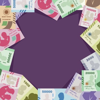 Real Paper Money Replica Background vector