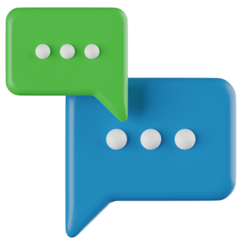 Chat 3D Illustration png