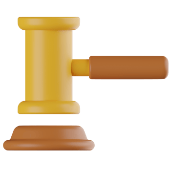 Gavel 3D Illustration png