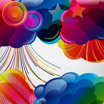 Abstract background with colorful elements.Vector illustration. vector
