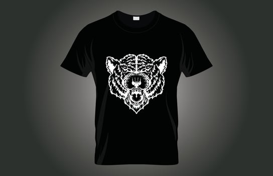 Vintage american bikers club print vector isolated on black t-shirt .