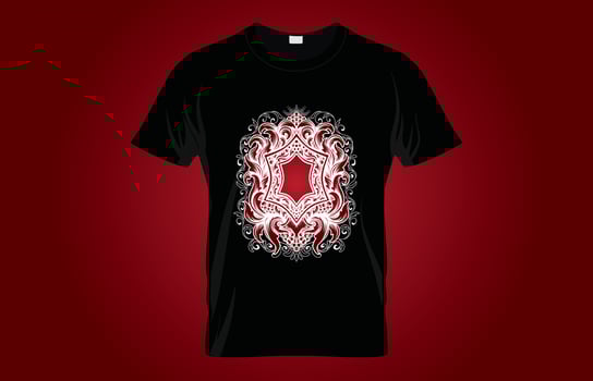 Vintage american bikers club print vector isolated on black t-shirt .