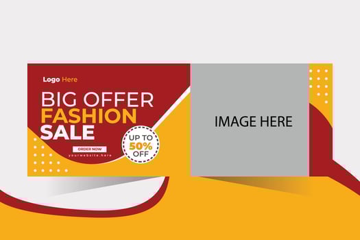 Fashion Sale Facebook Cover vector