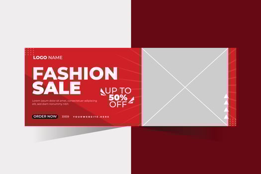 Fashion Sale Facebook Cover vector