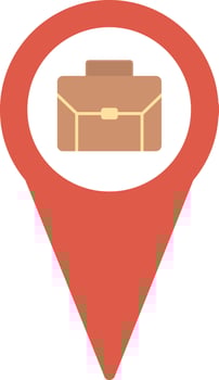 Location Flat Icon vector