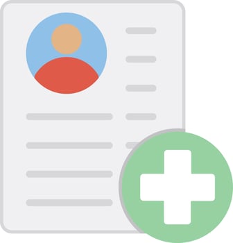 Health Check Flat Icon vector